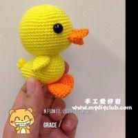 钩针编织花样详解 【钩针】钩小鸭