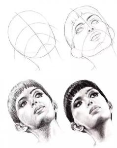 脸部素描 脸部素描 素描绘画课程之脸部绘画|不会的跟上