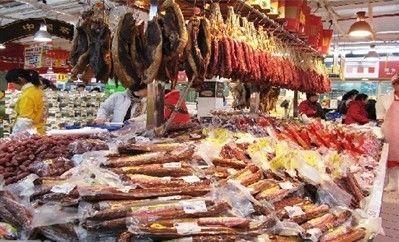 腌腊肉制品 年货十大陷阱 腌腊制品被上“色”