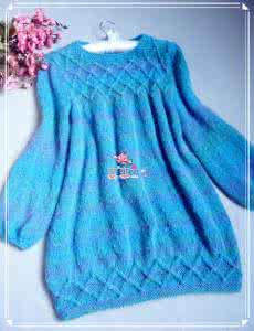 女式长袖长裙针织衫 女式长款裙衫，这个冬季不再冷