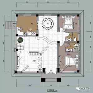 带堂屋神位的农村别墅 2套农村别墅，客厅、堂屋都有，你建哪套？