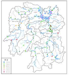 湖南省水系图 湖南省水系地图