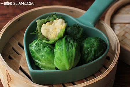 荷叶糯米包饭 【青菜糯米包饭】