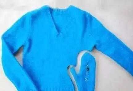 旧毛衣改造 去年的旧毛衣不穿了，千万别丢！你可以这样……
