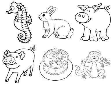 动物简笔画图片大全 【儿童乐园】动物简笔画图片大全