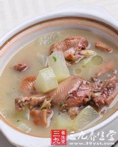 薏苡仁冬瓜猪肉汤 抗癌食谱:冬瓜薏苡仁炖鸭肉