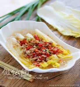 剁椒粉丝蒸娃娃菜 【详图细解】剁椒粉丝蒸娃娃菜的做法