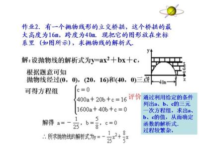 二次函数解题思路 求二次函数解析式的六种思路