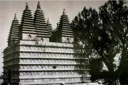 中国佛塔 经典:德国人百年前拍摄的中国佛塔