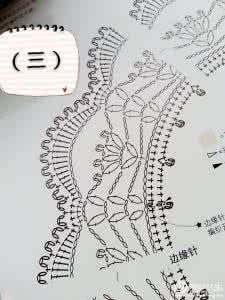 钩针装饰领子花边图解 领饰（一）（二）（三）【有图解】