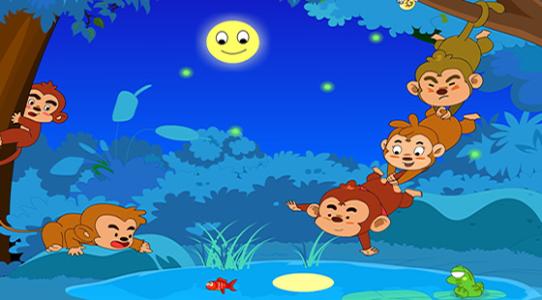 猴子捞月亮的故事 猴子捞月亮的故事 猴子捞月故事