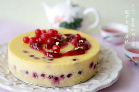 重乳酪蛋糕的做法 红醋栗香草重乳酪的做法