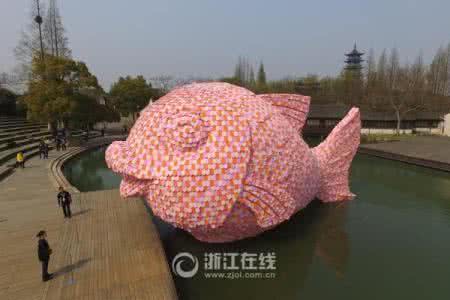 乌镇浮澜桥照护之家 乌镇 粉红浮鱼 “粉红浮鱼”亮相乌镇