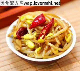 干煸黄豆芽的做法 家常干煸黄豆芽的做法