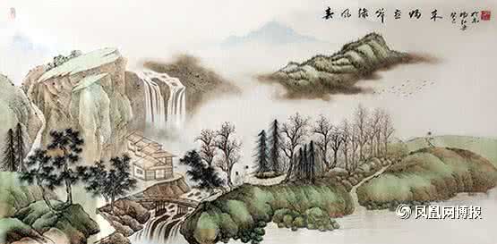 国画山水画 国画 杨弘岳 山水画  在家居装饰中的最佳位置(一）