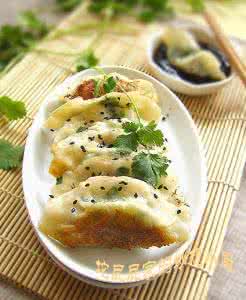 中国传统美食饺子 中国传统美食之 锅贴饺子