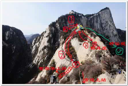 西安华山一日游 西岳华山游记