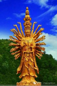 千手观音菩萨的传说 庄严的千手观音菩萨像 70幅 【见者得福】