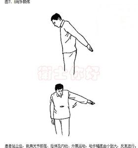 肩周炎自我锻炼 组图 肩周炎应重视自我锻炼