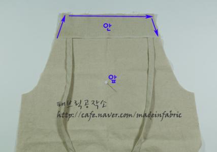 手工裁剪布坎肩图解 围裙裁剪图 创意手工----布围裙的裁剪