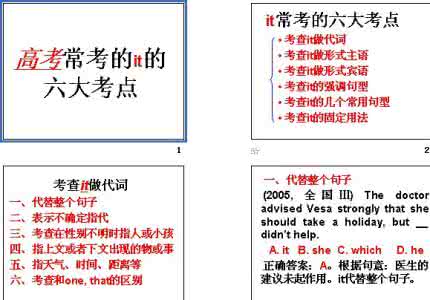 高考英语语法填空考点 高考英语语法十大必考点【下】