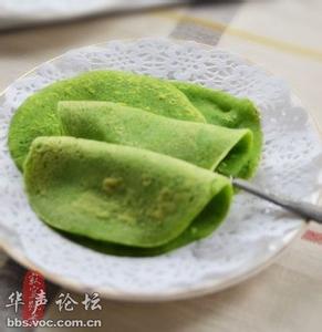 菠菜鸡蛋饼 菠菜鸡蛋饼--让宝宝吃青菜就这么简单【厨屋飘香】
