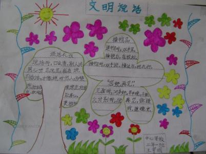 文明手抄报简单又漂亮 小学生文明礼仪手抄报图片大全