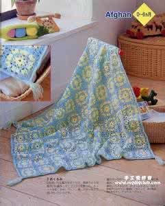 手工钩织曼陀罗毯子 手工钩织宝宝毯子