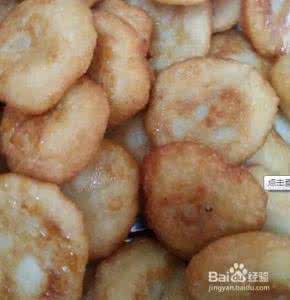 油炸糖糕 油炸的糖糕的制作方法