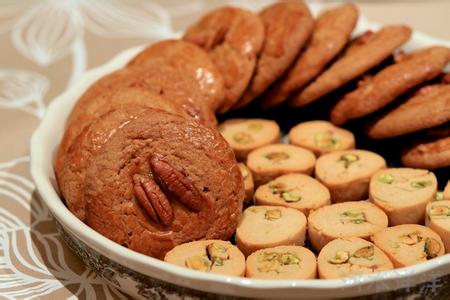 核桃酥饼干 新学的两种饼干-核桃酥和开心果蜂蜜脆饼