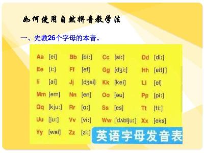 自然拼音教学法 如何掌握神奇的自然拼音教学法