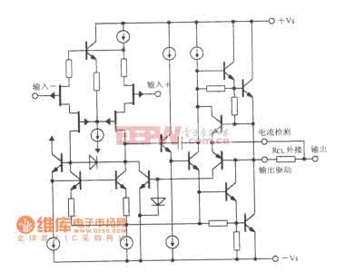 音频功率放大器电路图 接口电路电路图：功率放大接口电路图