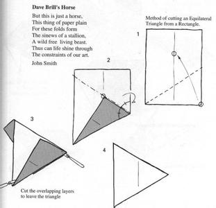 简单折纸视频教程 简单折纸雌狮图纸教程