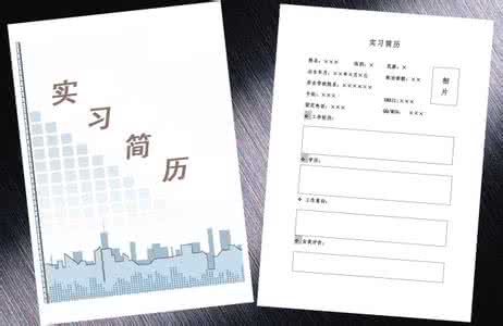 实习简历模板_800字