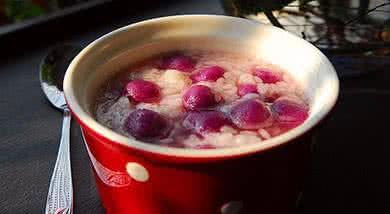 酒酿小丸子的做法 酒酿紫薯小丸子的做法