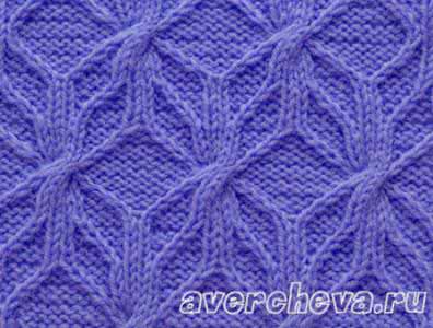 白桦树叶 针织模式----“白桦树叶”