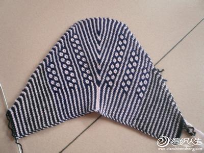 编织手工纯棉袜子花样 鞋袜 手工棉鞋棉拖编织过程(上教程)