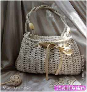钩针毛线包包图解 一些毛线钩织的包包图片欣赏|钩针作品秀