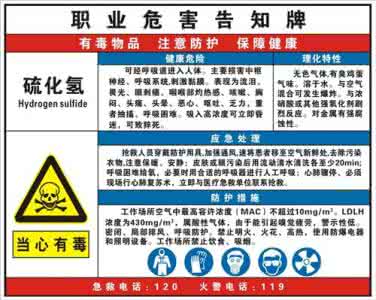 硫化氢的危害 硫化氢的危害是什么 硫化氢的危害