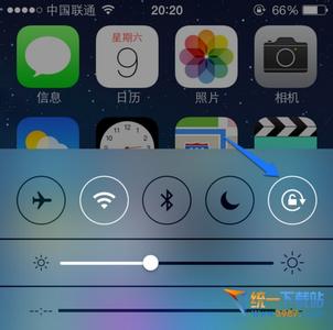 苹果屏幕旋转关闭 苹果6 Plus屏幕旋转怎么关闭？