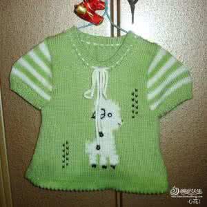 带帽子儿童毛衣的图解 收藏的儿童毛衣（有图解）