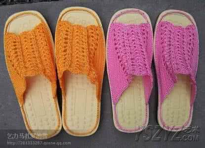 空心线凉拖鞋钩编教程 钩编拖鞋的教程----非常详细