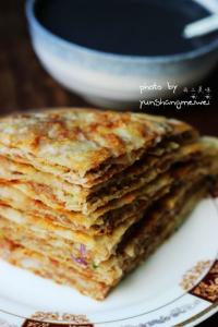 牛肉千层饼 令人食欲大动的能量早餐之牛肉千层饼