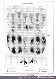 萌萌的猫头鹰 图解-萌萌的猫头鹰提花