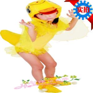 小黄鸭童装  【童装系列】可爱的小黄鸭儿童泳装