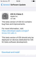 今日发布 iOS 9.3 Beta5今日发布