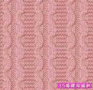 棒针实心花样编织图解 其他 43种棒针实底花样编织图解，值得收藏！