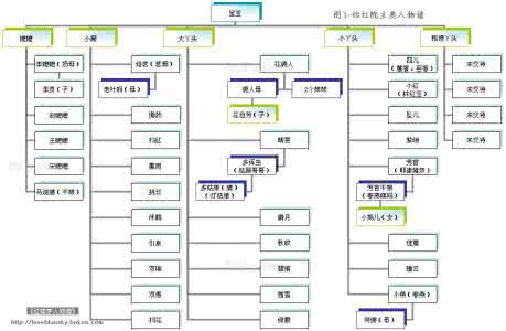 红楼梦人物关系图 红楼年表 人物关系图