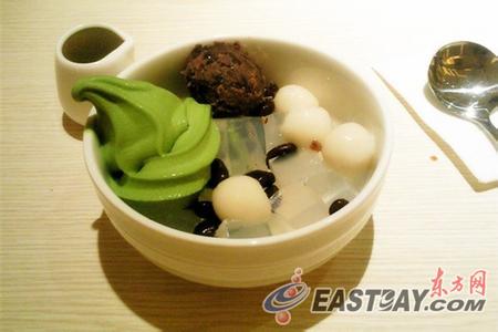 特色甜品 DIY最有日本特色的甜品——蜜豆圆子抹茶冰激凌