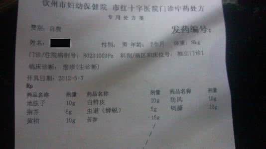婴儿湿疹中药洗涤药方 治疗婴儿湿疹常用药方